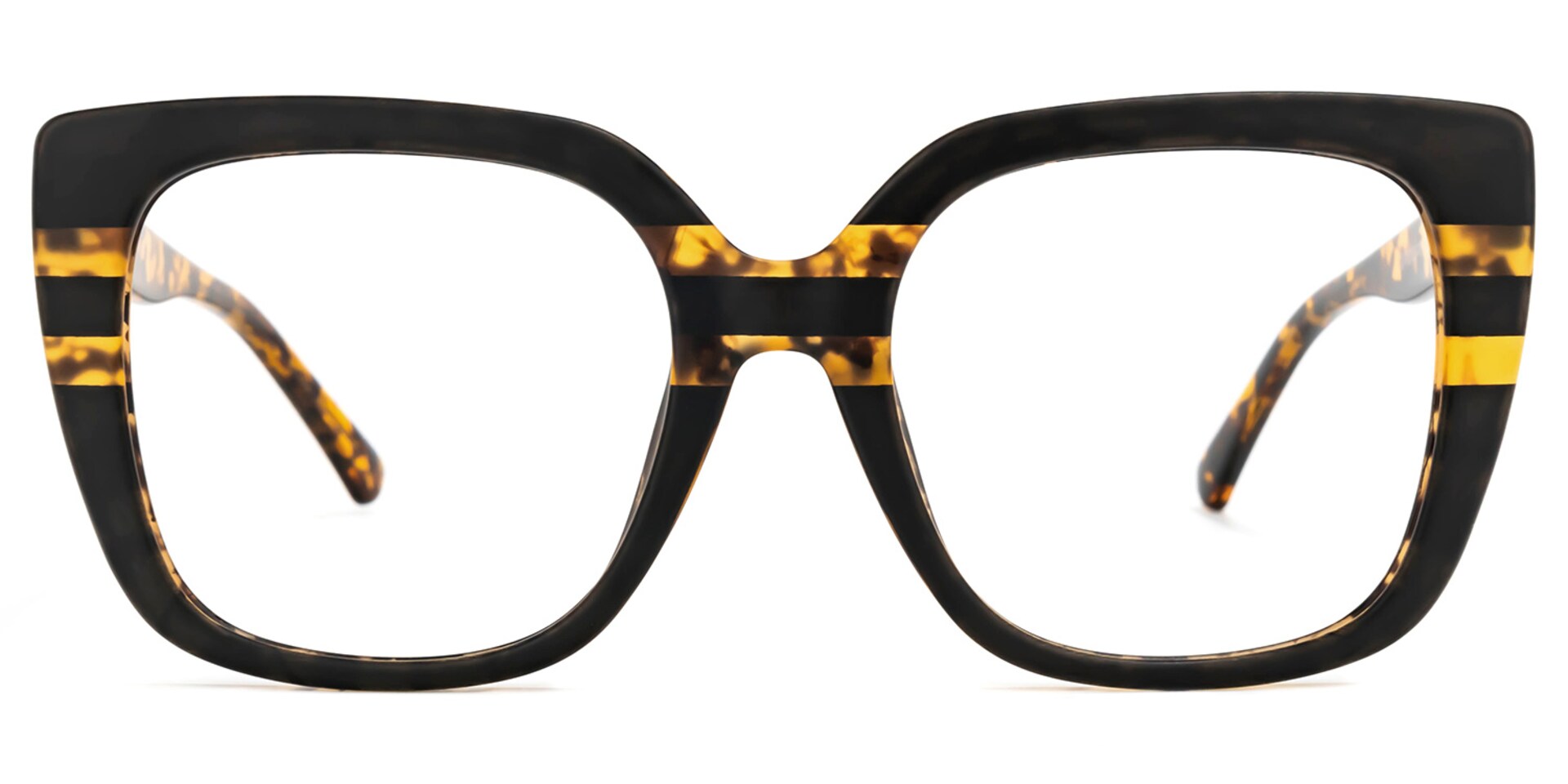 Brenda Square Black Glasses | Zeelool Glasses0