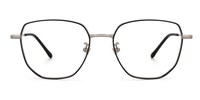 Owens Geometric Black-Silver Glasses0