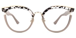 Laraine Cat Eye Tortoise Glasses0