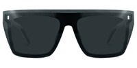 Kenya Square Gray Glasses0