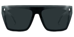 Kenya Square Gray Glasses0