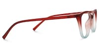 Lucy Cateye Red Glasses2