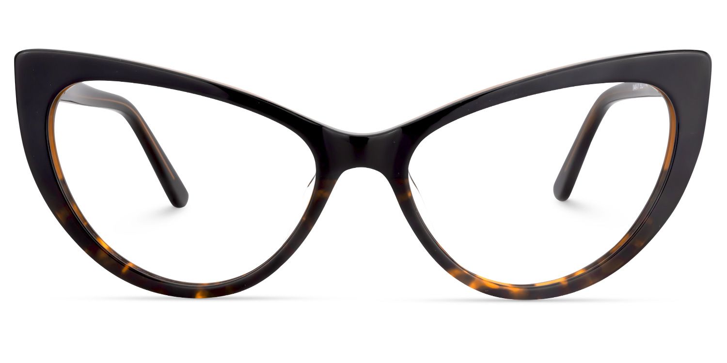 Ginna Cat Eye Tortoise Glasses  | Zeelool Glasses0