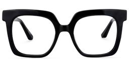 Dexter Black Square Glasses0