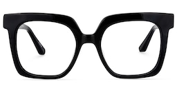 Dexter Square Black Glasses0