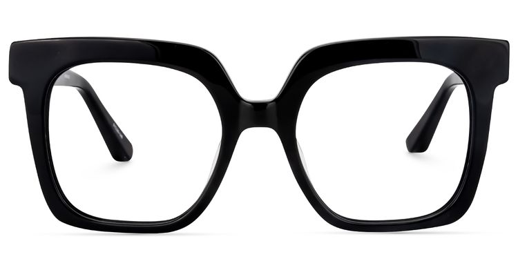 Dexter Black Square Glasses