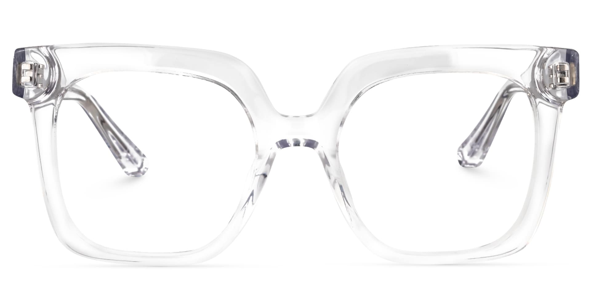 Dexter Square Crystal Eyeglasses and Acetate Frames0