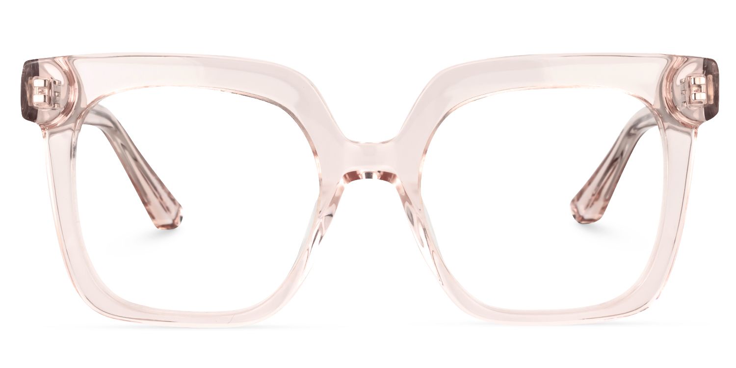 Dexter Square Beige Glasses | Zeelool Glasses0