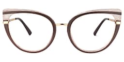 Medinas Cateye Khaki Glasses0