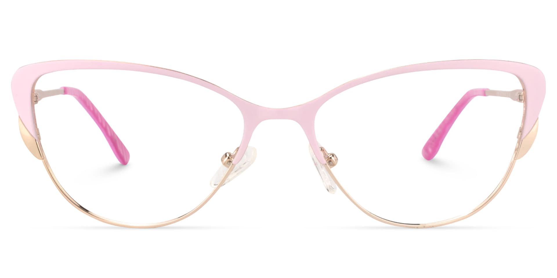 Donald Cat Eye Pink Glasses | Zeelool Glasses0