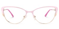 Donald Cat Eye Pink Glasses0