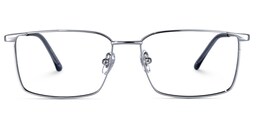 Tyrone Rectangle Silver Glasses0