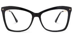 Isaebella Butterfly Black Glasses0