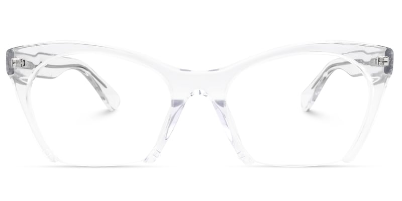 Christine Cat Eye Crystal Glasses | Zeelool Glasses0