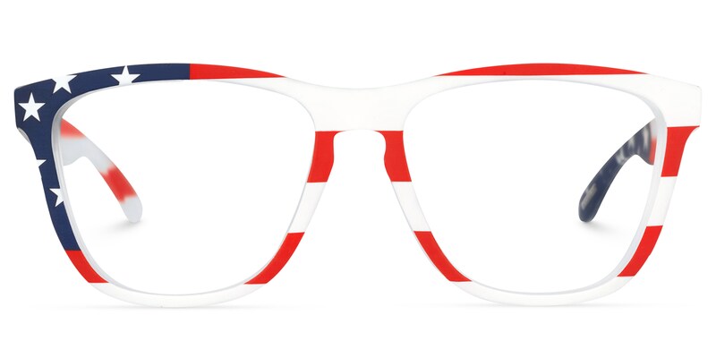 Dyer Square USA Flag Glasses | Zeelool Glasses0