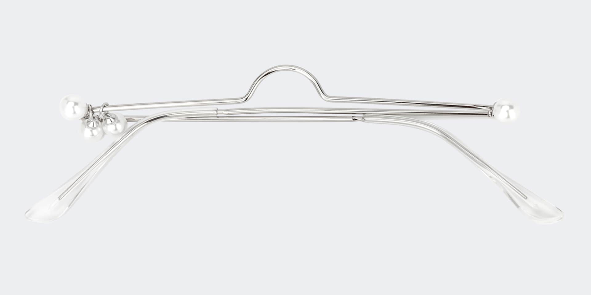 Vintage Full-rim Silver Frame | Zeelool Glasses1