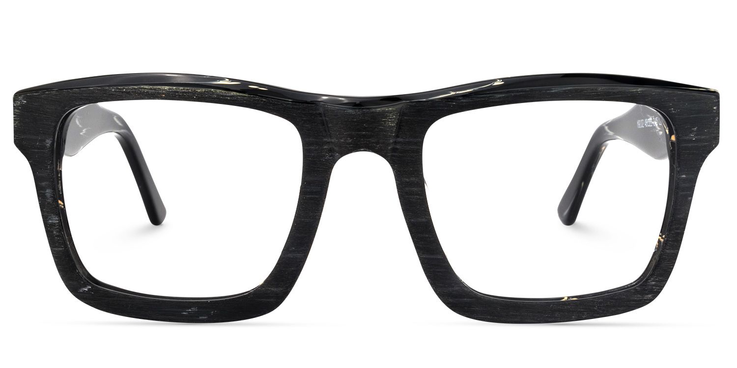 Rectangle Black Glasses | ZEELOOL Canada0