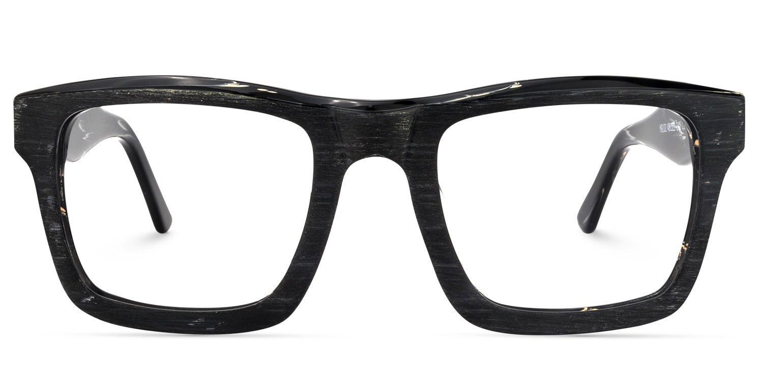 Rectangle Black Glasses | Zeelool Glasses0