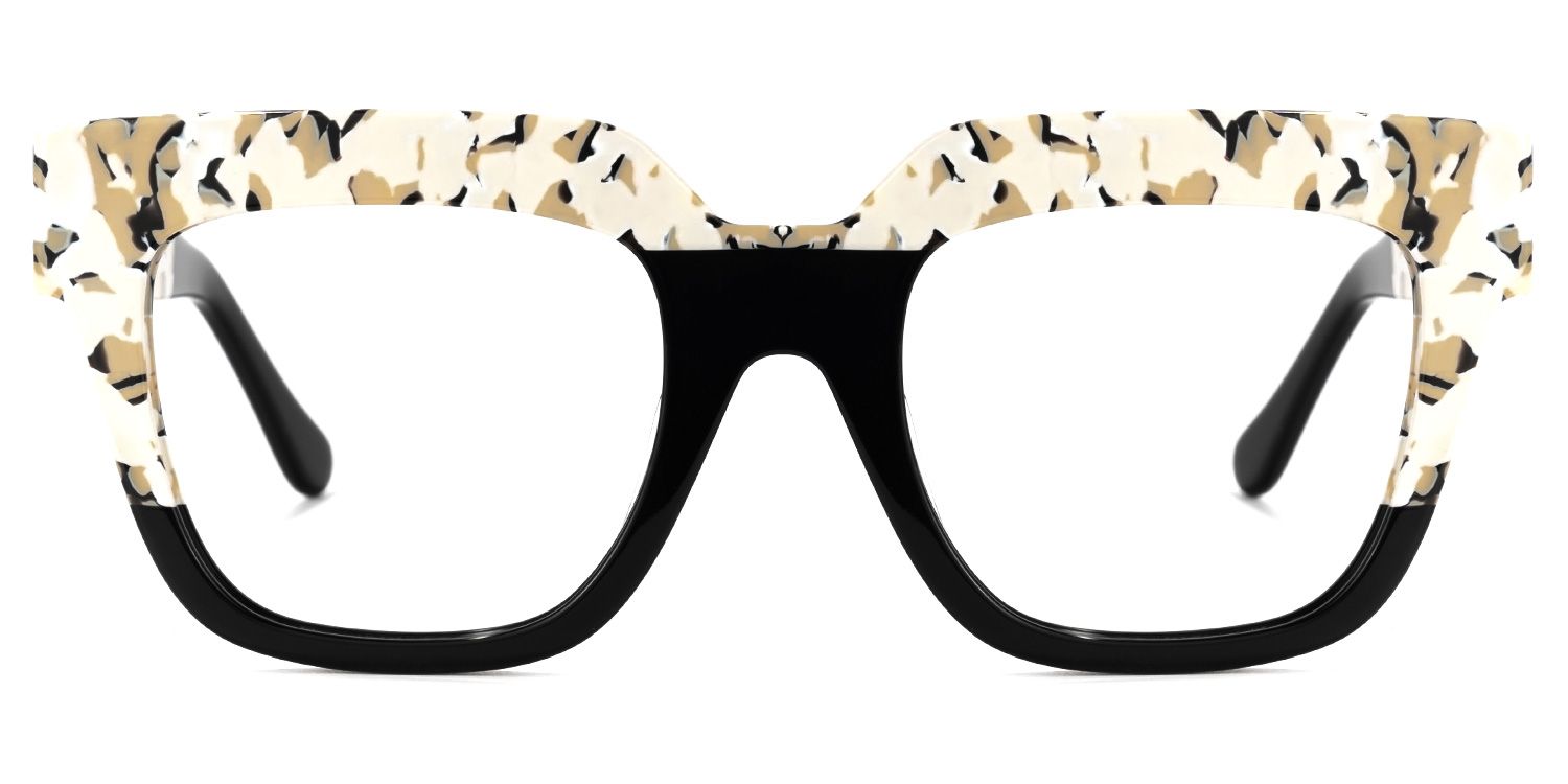 Carolann Square Black Frame Glasses | Zeelool Optical0