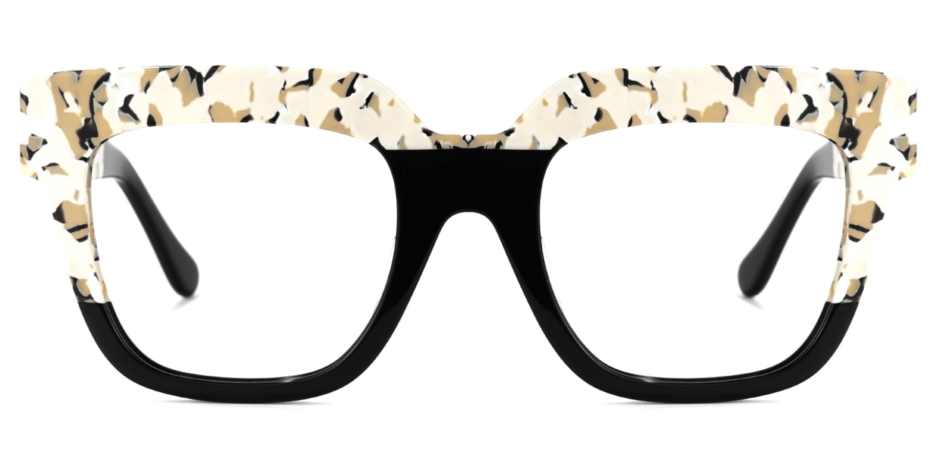 Carolann Square Black Frame Glasses | Zeelool Optical0