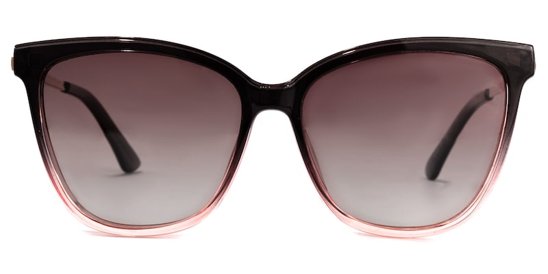 Tranika Cateye Black-Pink Glasses | Zeelool Glasses0