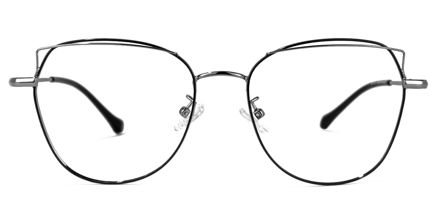 Denson Cateye Black Glasses | Zeelool Glasses0