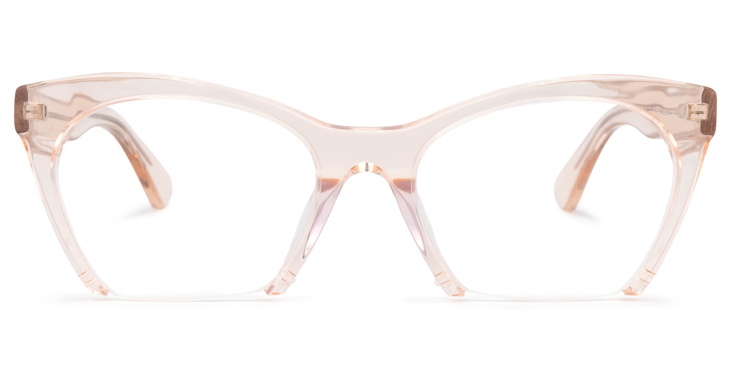 Christine Cat Eye Orange Glasses | Zeelool Glasses0