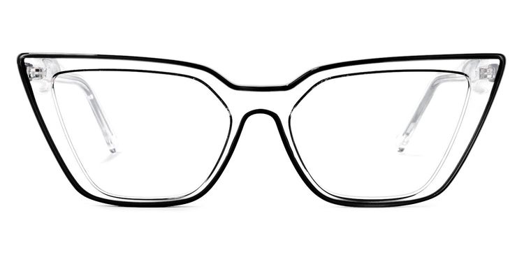 Yosef Cateye Black Glasses