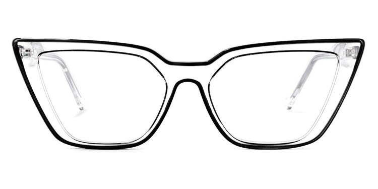 Yosef Cateye Black Glasses