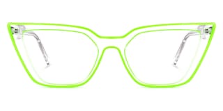 Yosef Cateye Green Glasses0