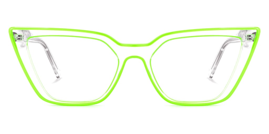 Yosef Cateye Green Glasses