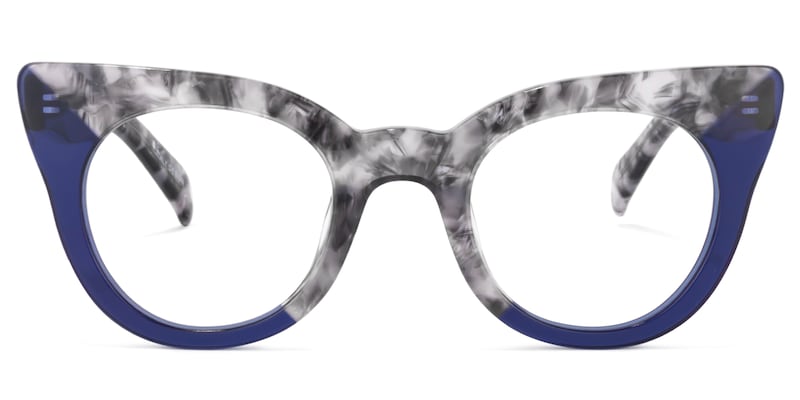 Godwin Cateye Blue Glasses | Zeelool Glasses0