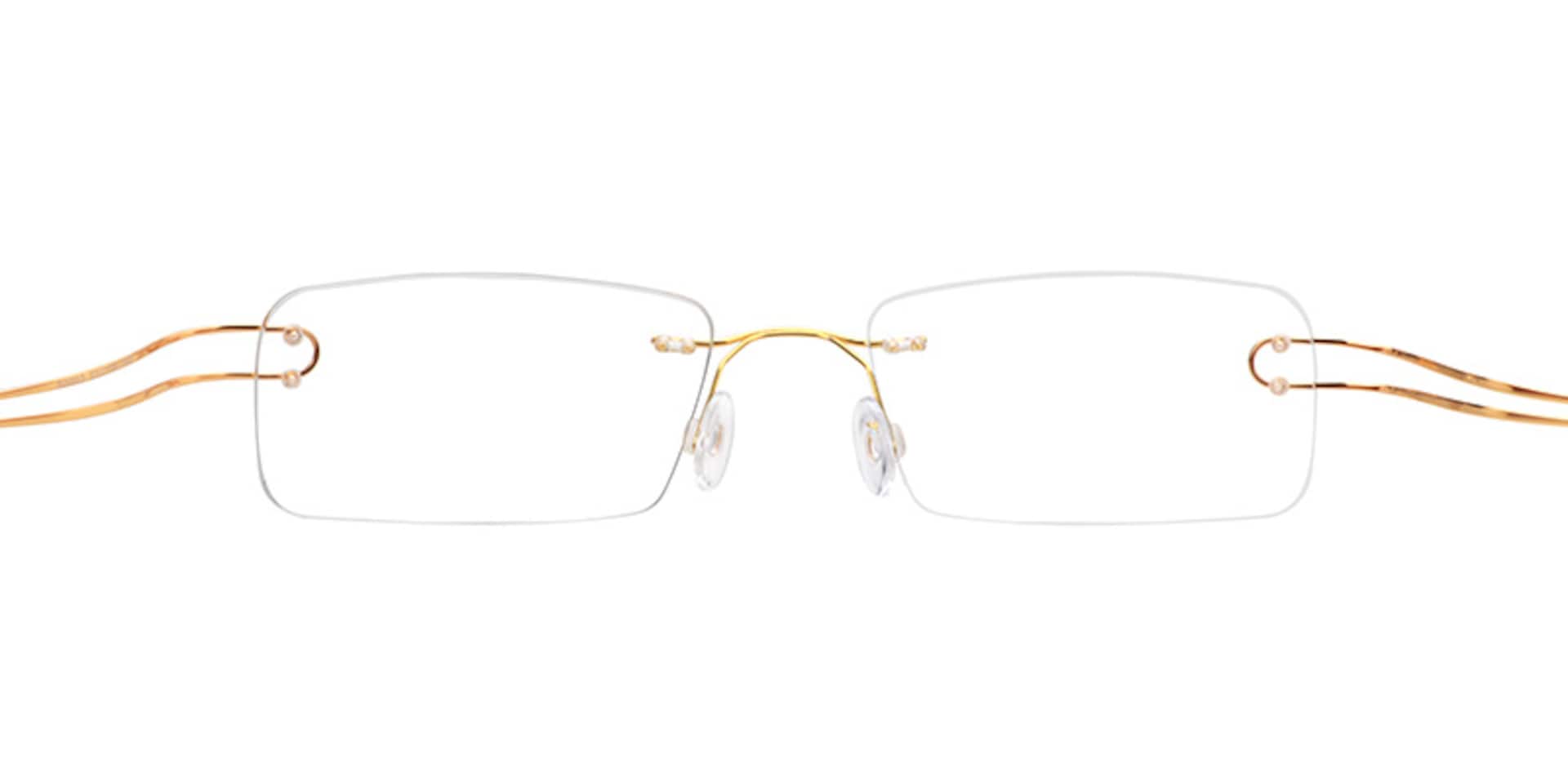 Skyler Rectangle Titanium Glasses  | Zeelool Glasses2