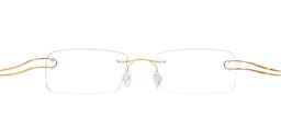 Skyler Rectangle Titanium Glasses 2
