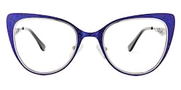 Eileen Cateye Blue Glasses0