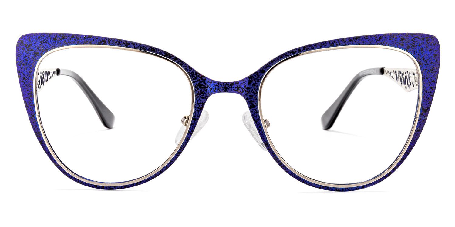 Eileen Cateye Blue Glasses | Zeelool Glasses0