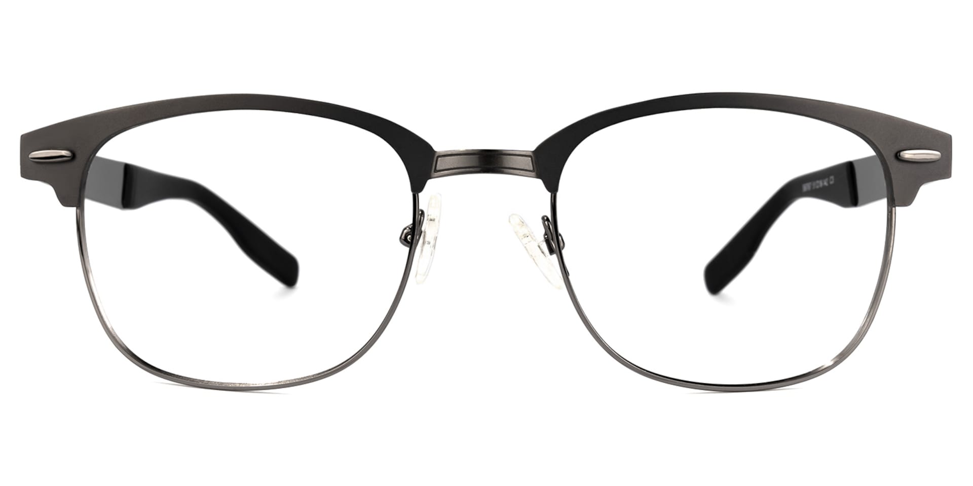 Shonia Browline Gray Glasses | Zeelool Glasses0