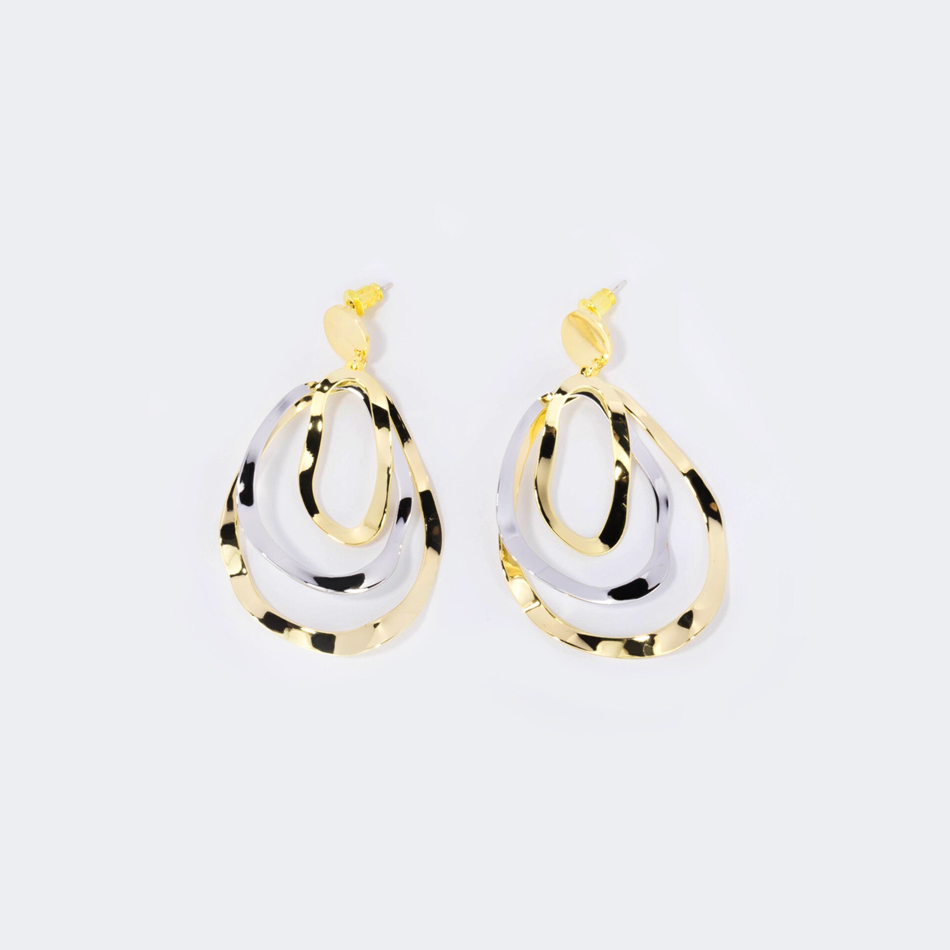 Stylish Pear-Shaped Metal Earrings | Zeelool Glasses1