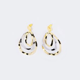 Stylish Pear-Shaped Metal Earrings1