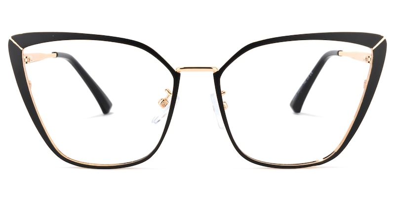 Maxwell Cateye Black Glasses | Zeelool Glasses0