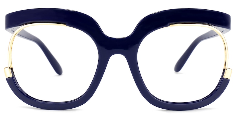 Darice Round Dark-Blue Glasses