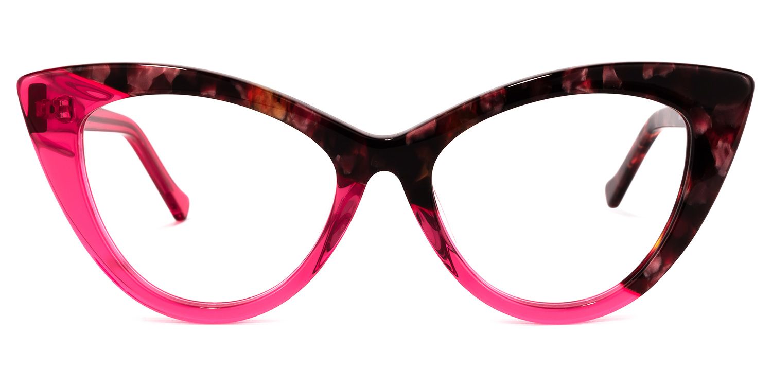 Maxine Cateye Red Glasses | Zeelool Glasses0