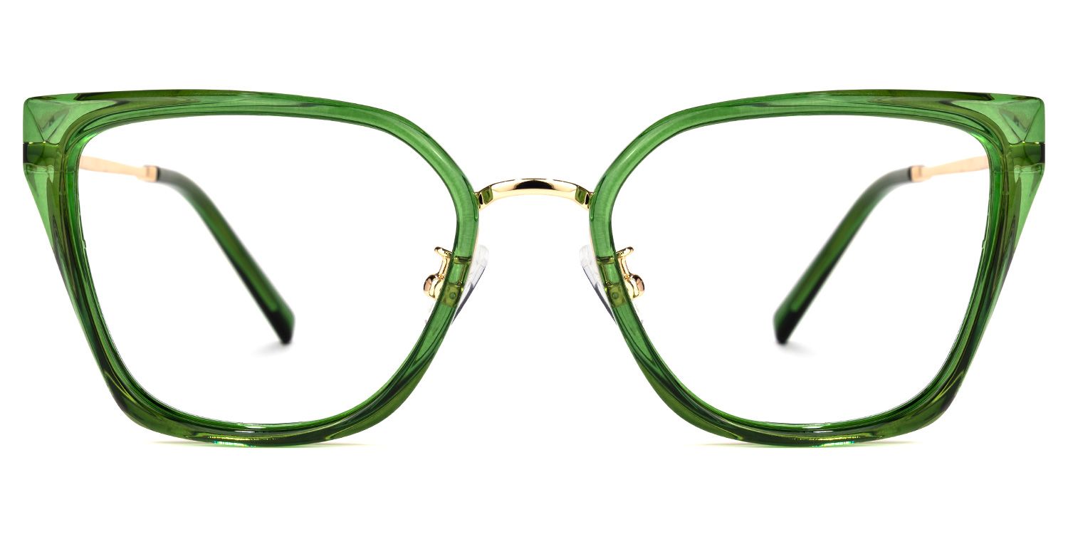 Martine Square Green Glasses | Zeelool Glasses0