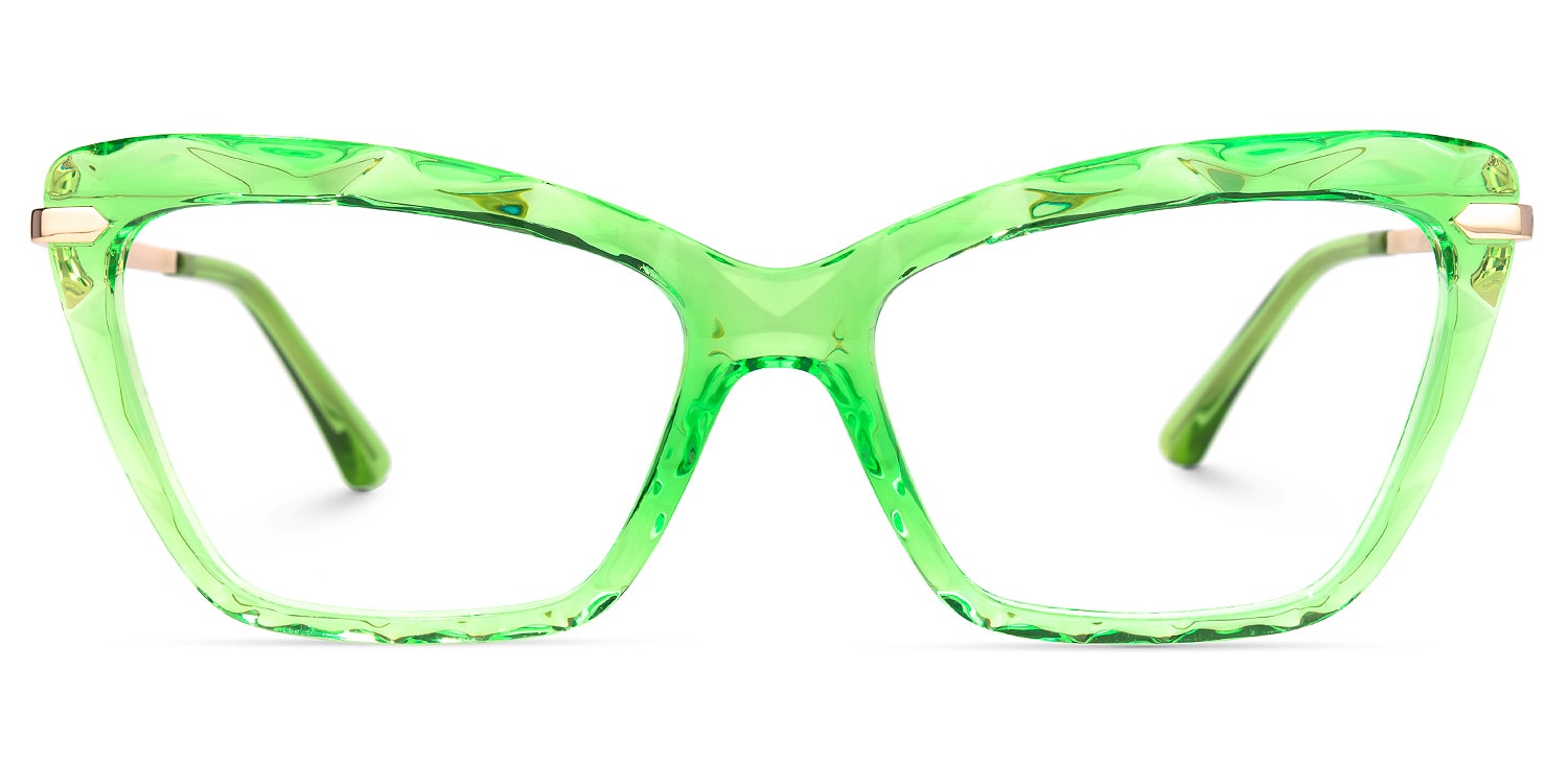 Juliet Cateye Green Glasses0