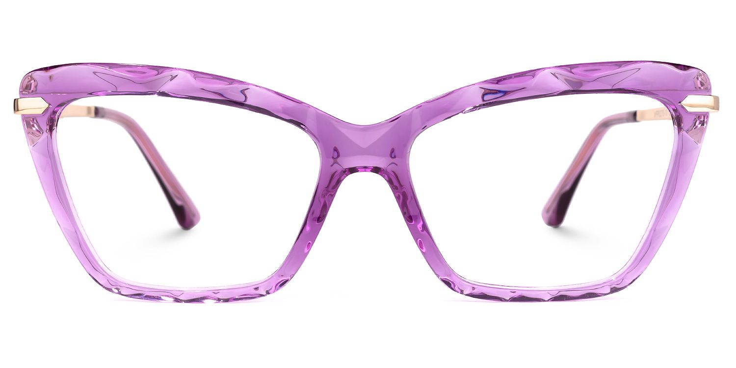 Juliet Cateye Purple Glasses | Zeelool Glasses0
