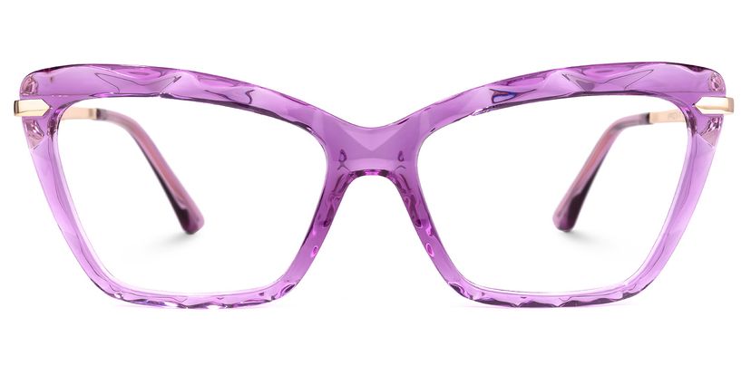Juliet Cateye Purple Glasses | Zeelool Glasses display picture 1