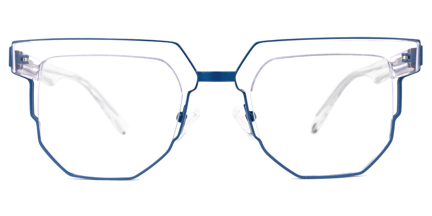 Toya Browline Crystal Glasses | Zeelool Glasses