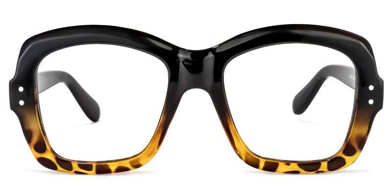 Mckenzie Square Black Glasses | Zeelool Glasses0