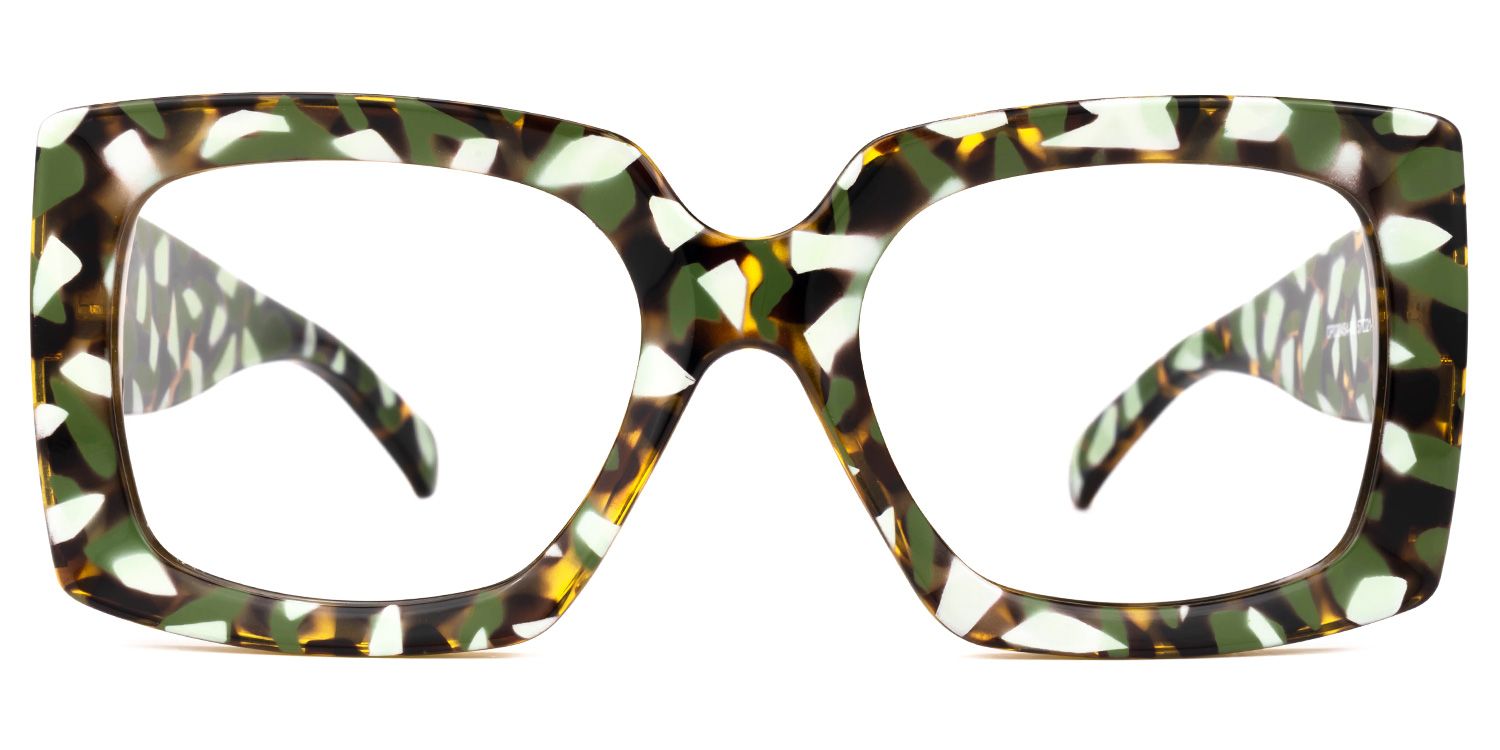 Yael Square Green Glasses | Zeelool Glasses0