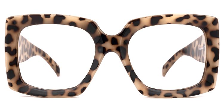 Yael Square Light-Tortoise Glasses